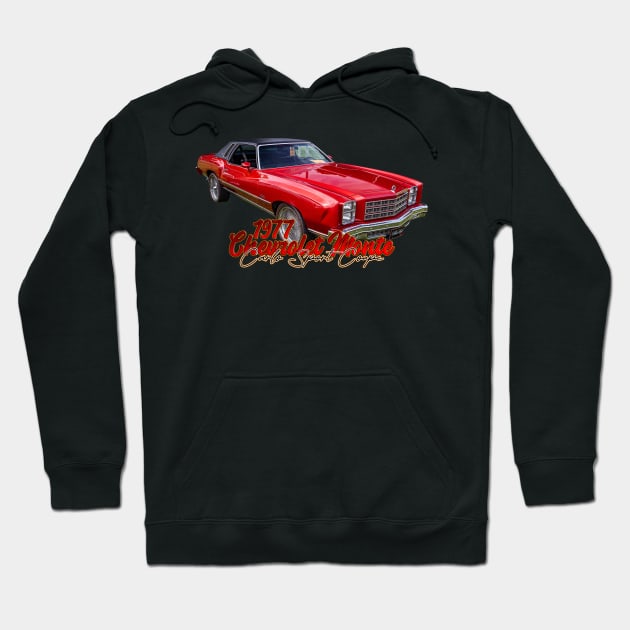 1977 Chevrolet Monte Carlo Sport Coupe Hoodie by Gestalt Imagery